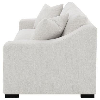  Coaster Furniture Ashlyn 552091 Fabric Upholstered Track Arm Sofa - Sand IMAGE 2