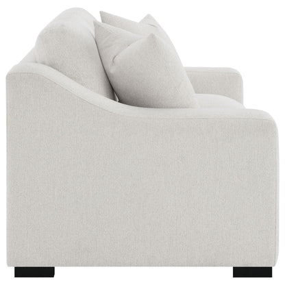  Coaster Furniture Ashlyn 552092 Fabric Upholstered Track Arm Loveseat - Sand IMAGE 12