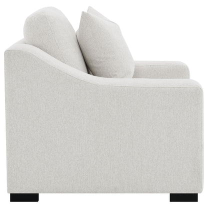  Coaster Furniture Ashlyn 552093 Fabric Upholstered Track Arm Accent Chair - Sand IMAGE 6