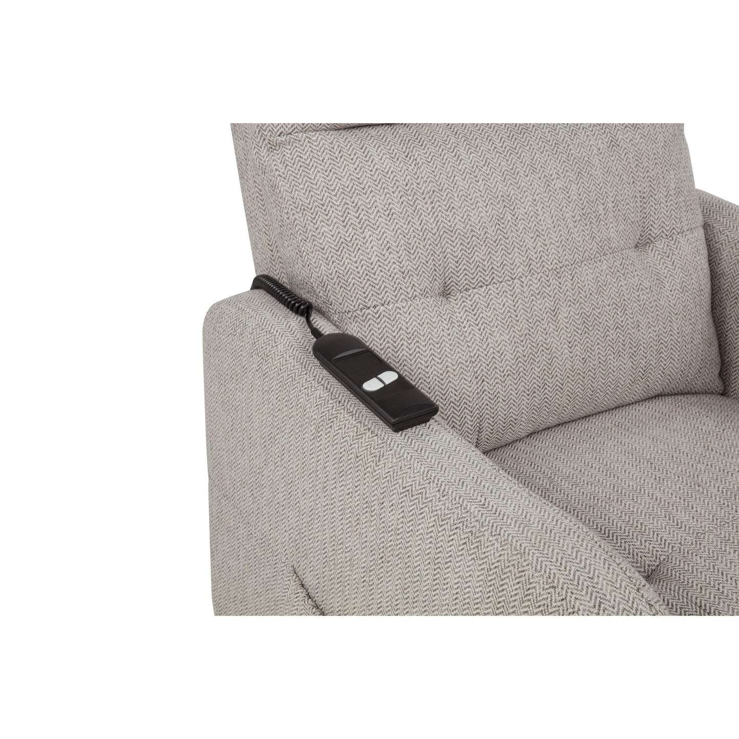  Coaster Furniture Dayes 600131P Upholstered Power Lift Recliner Chair - Taupe IMAGE 7