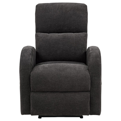  Coaster Furniture Grant 603293P Fabric Upholstered Power Recliner Chair - Charcoal Grey IMAGE 8
