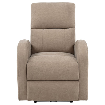  Coaster Furniture Grant 603303P Fabric Upholstered Power Recliner Chair - Camel IMAGE 9