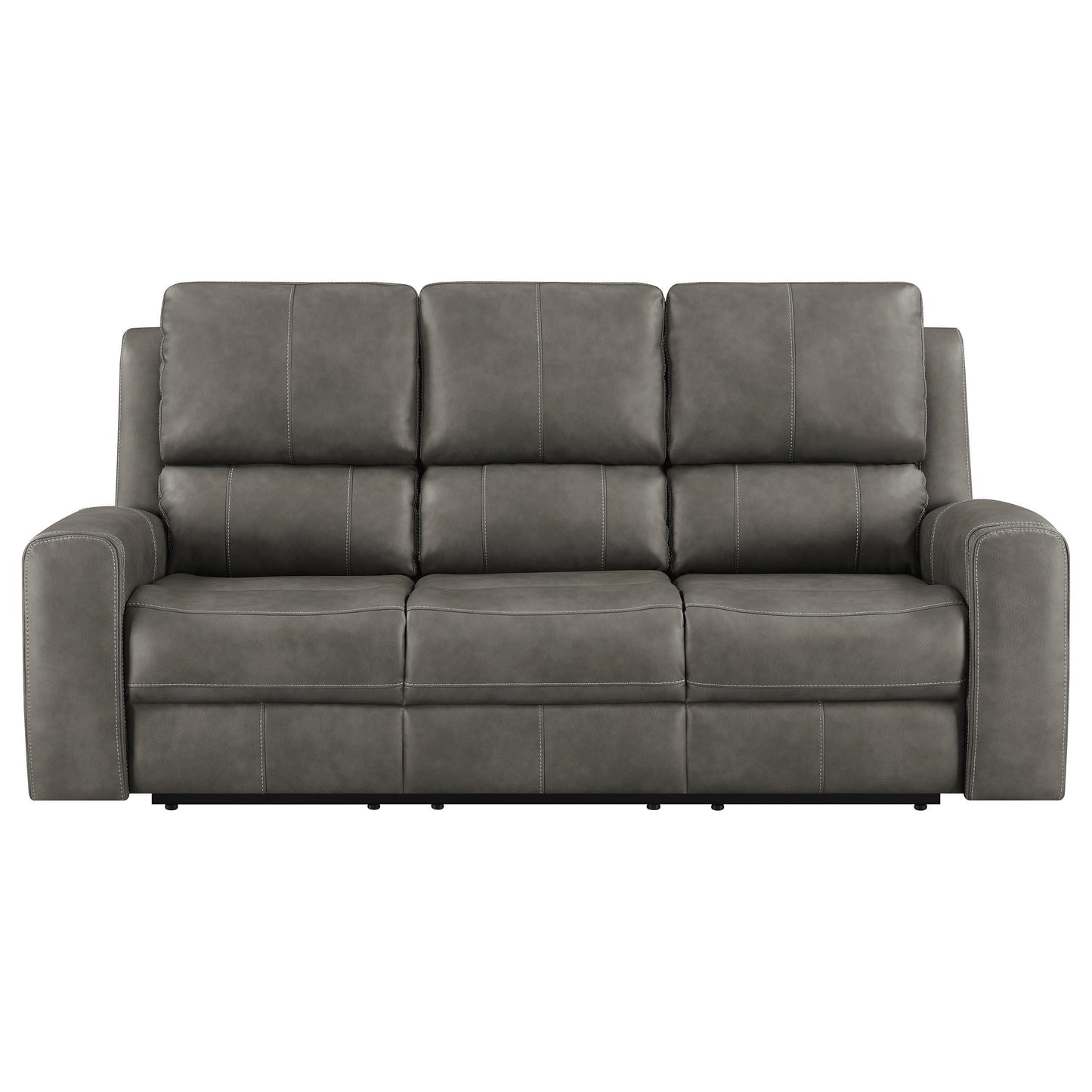  Coaster Furniture Brickston 603431PPP Triple Power Reclining Sofa - Charcoal IMAGE 10