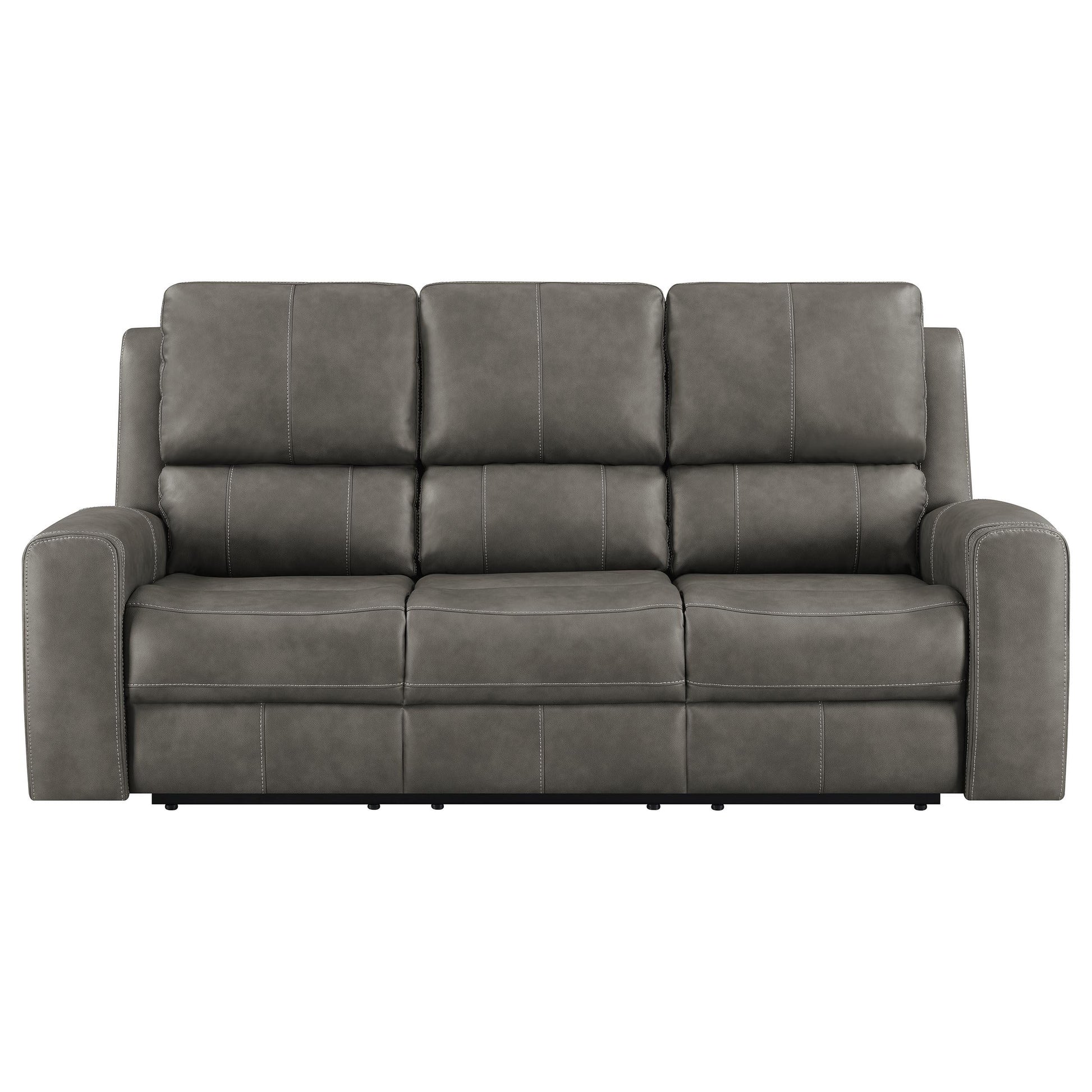 Coaster Furniture Brickston 603431PPP Triple Power Reclining Sofa - Charcoal IMAGE 10