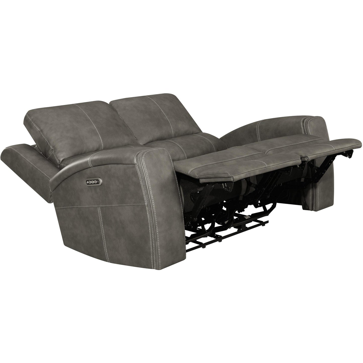  Coaster Furniture Brickston 603432PPP Triple Power Reclining Loveseat - Charcoal IMAGE 4