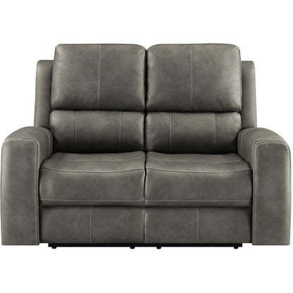  Coaster Furniture Brickston 603432PPP Triple Power Reclining Loveseat - Charcoal IMAGE 5
