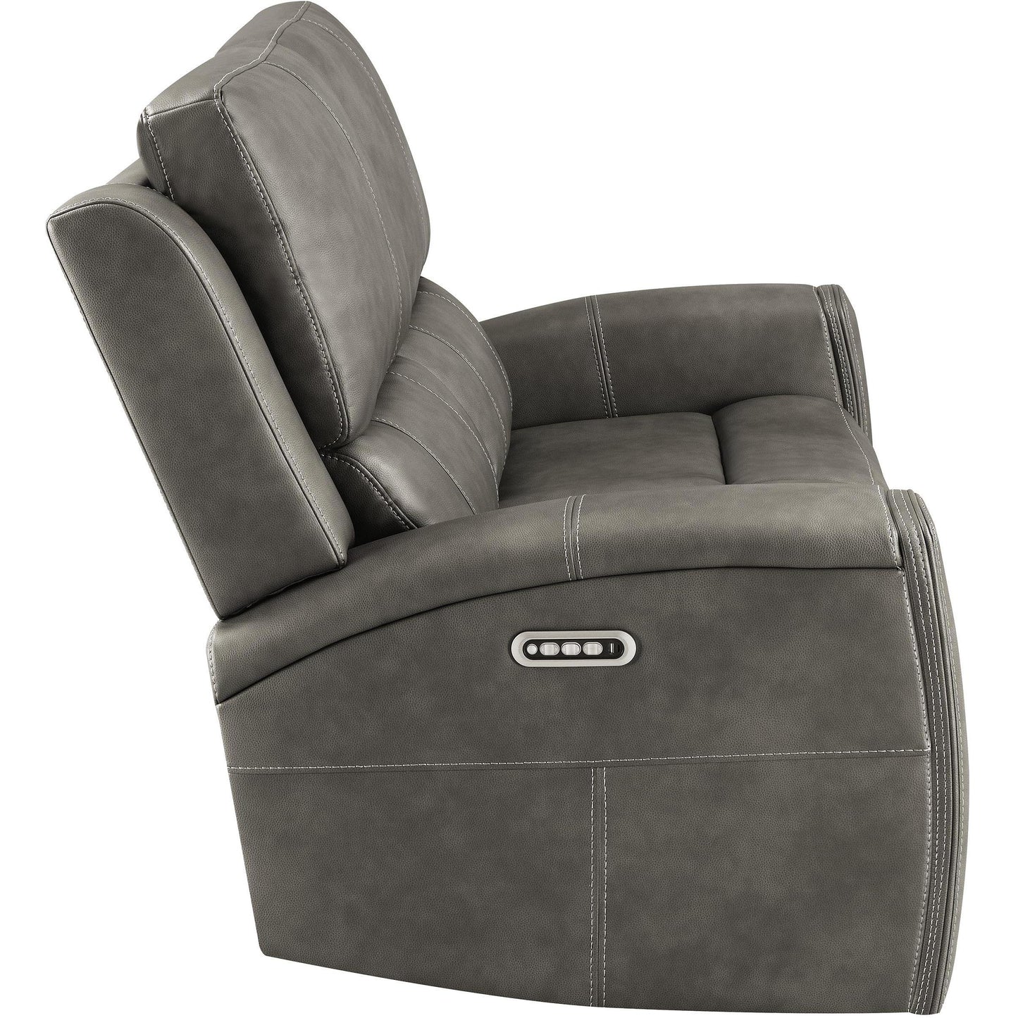  Coaster Furniture Brickston 603432PPP Triple Power Reclining Loveseat - Charcoal IMAGE 9