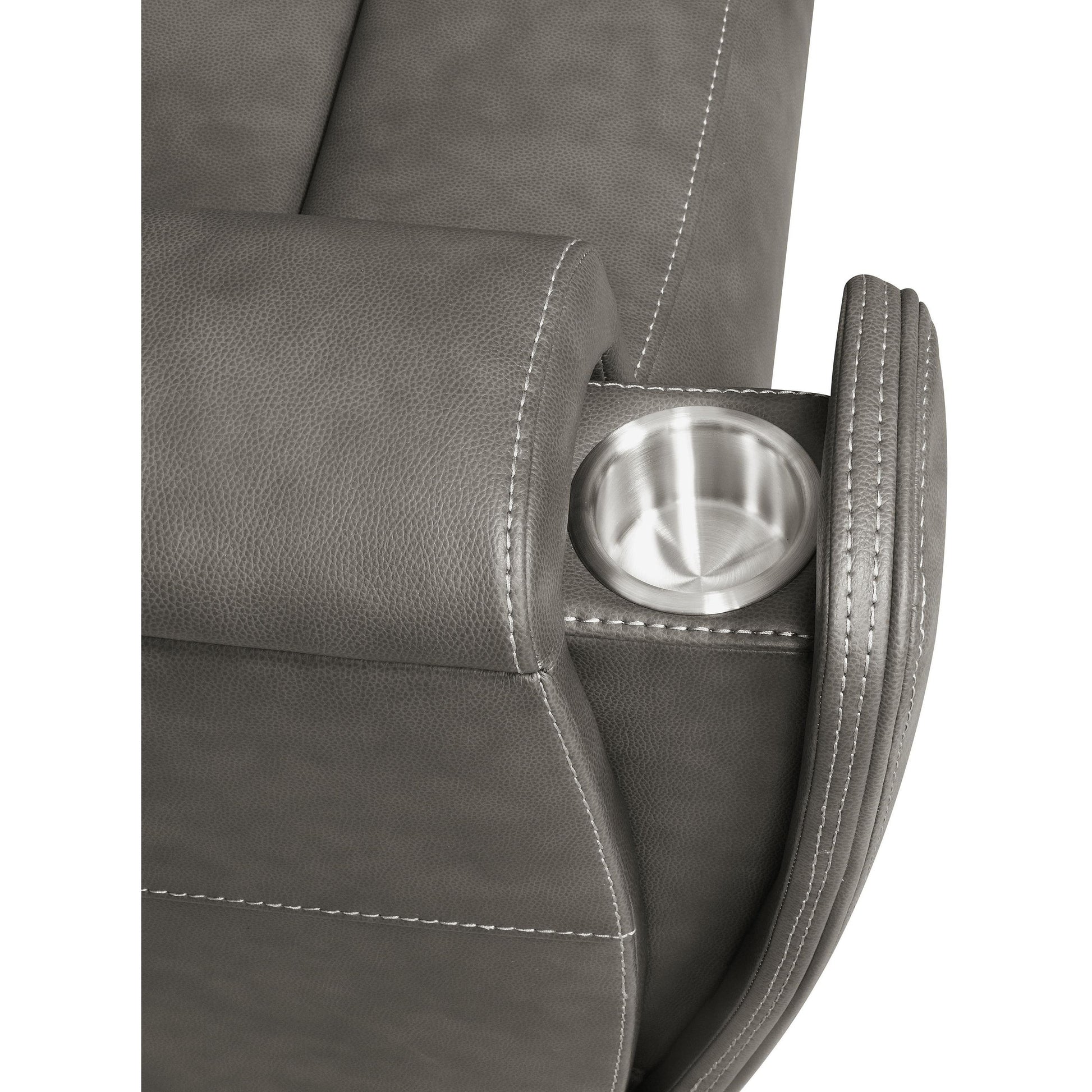  Coaster Furniture Brickston 603433PPP Triple Power Swivel Glider Recliner - Charcoal IMAGE 12