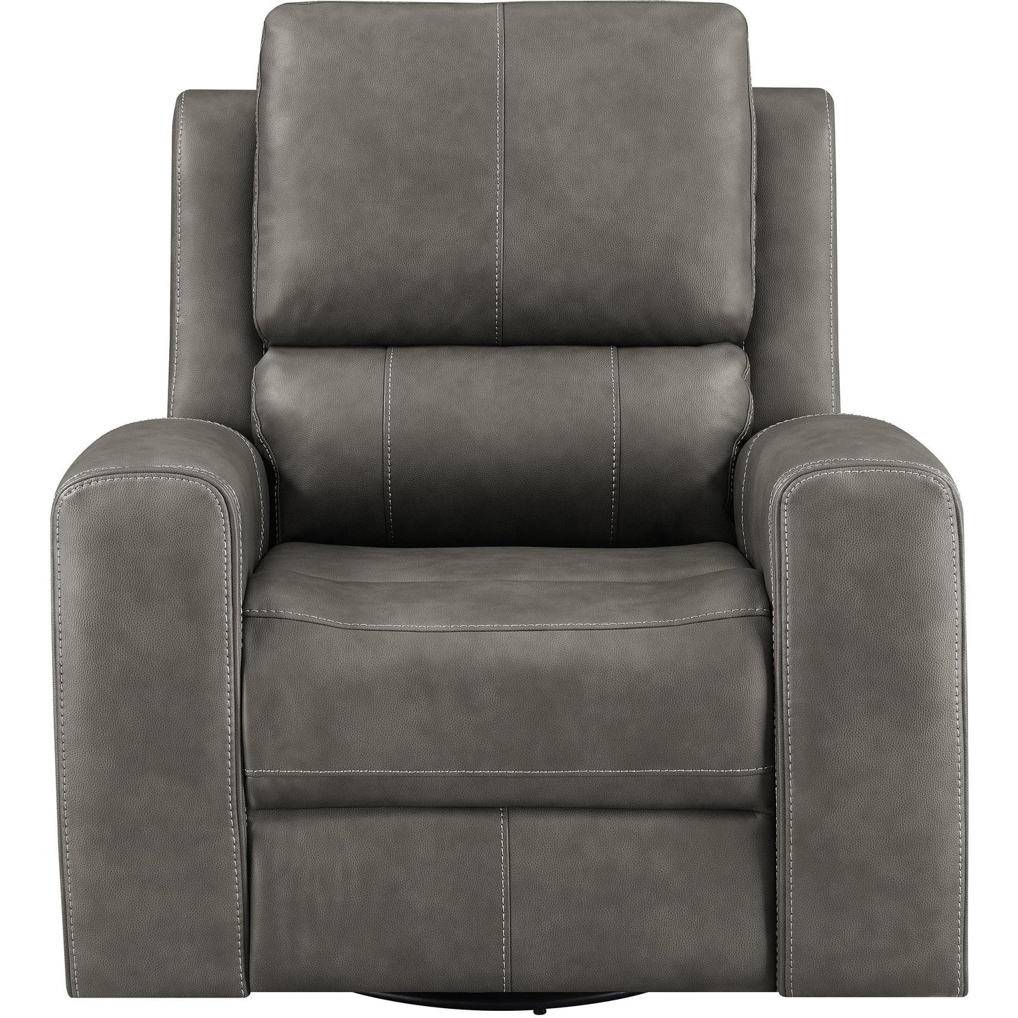  Coaster Furniture Brickston 603433PPP Triple Power Swivel Glider Recliner - Charcoal IMAGE 5
