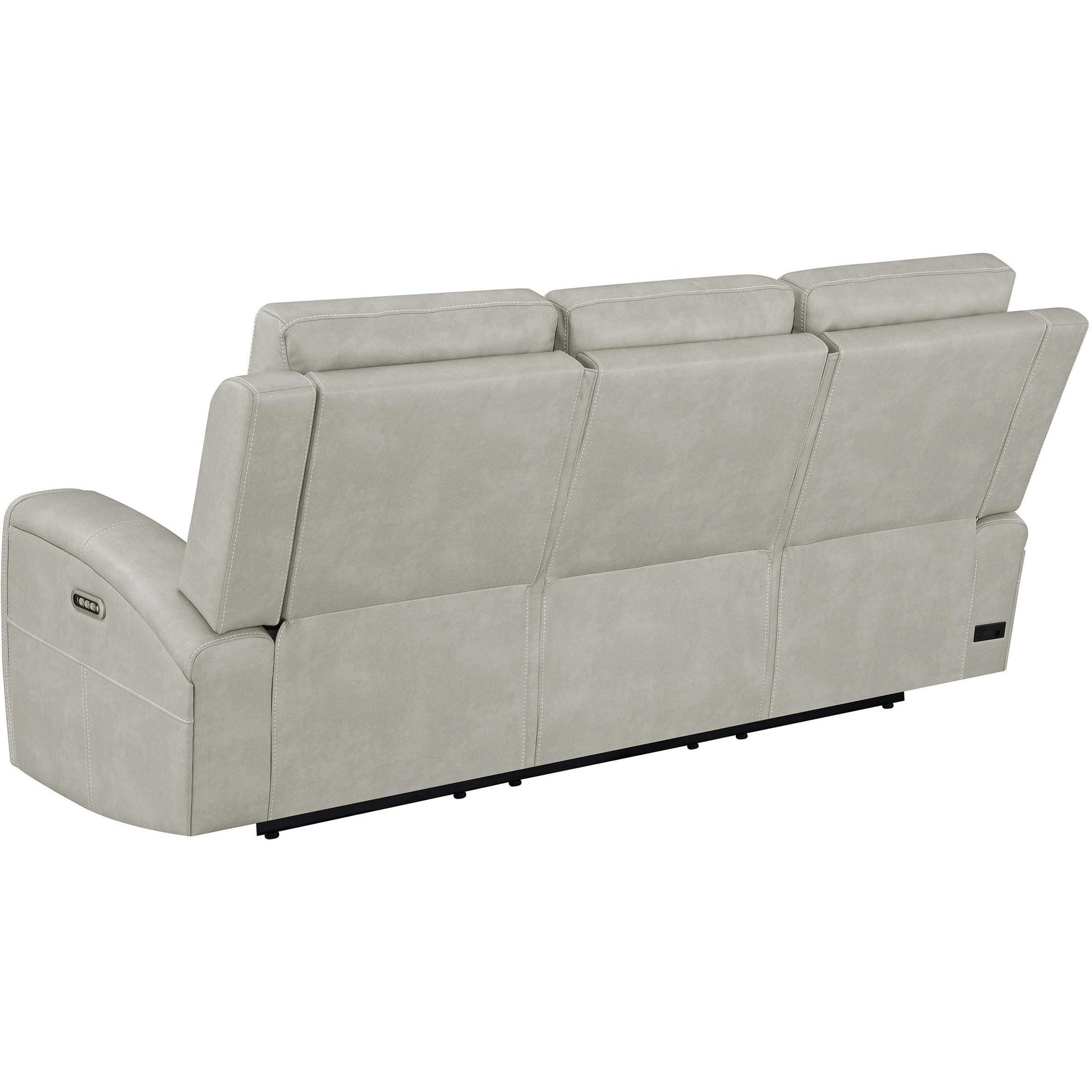  Coaster Furniture Brickston 603434PPP Triple Power Reclining Sofa - Grey IMAGE 6