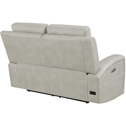  Coaster Furniture Brickston 603435PPP Triple Power Reclining Loveseat - Grey IMAGE 8