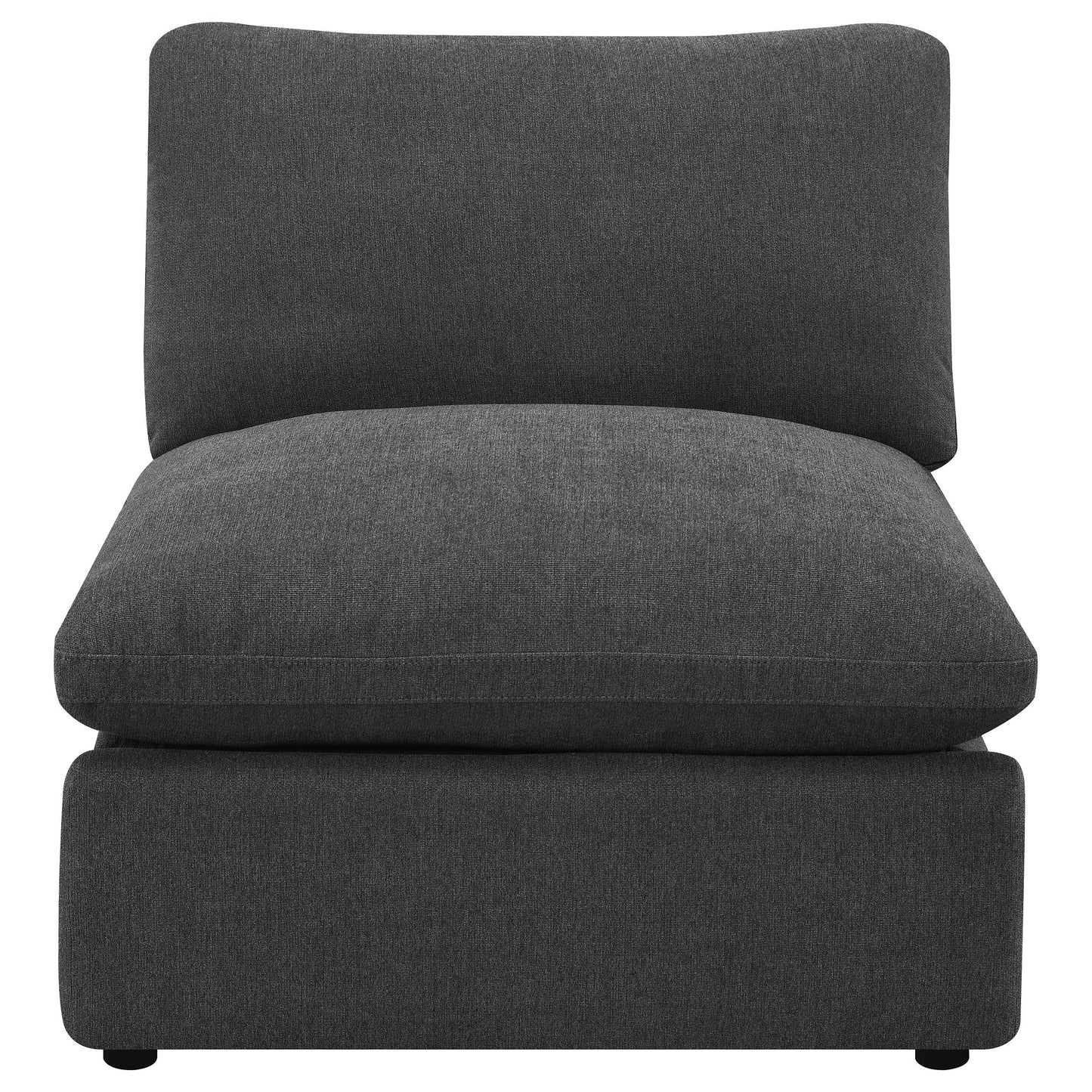  Coaster Furniture Collins 609530ARP Modular Power Armless Recliner - Dark Grey IMAGE 8