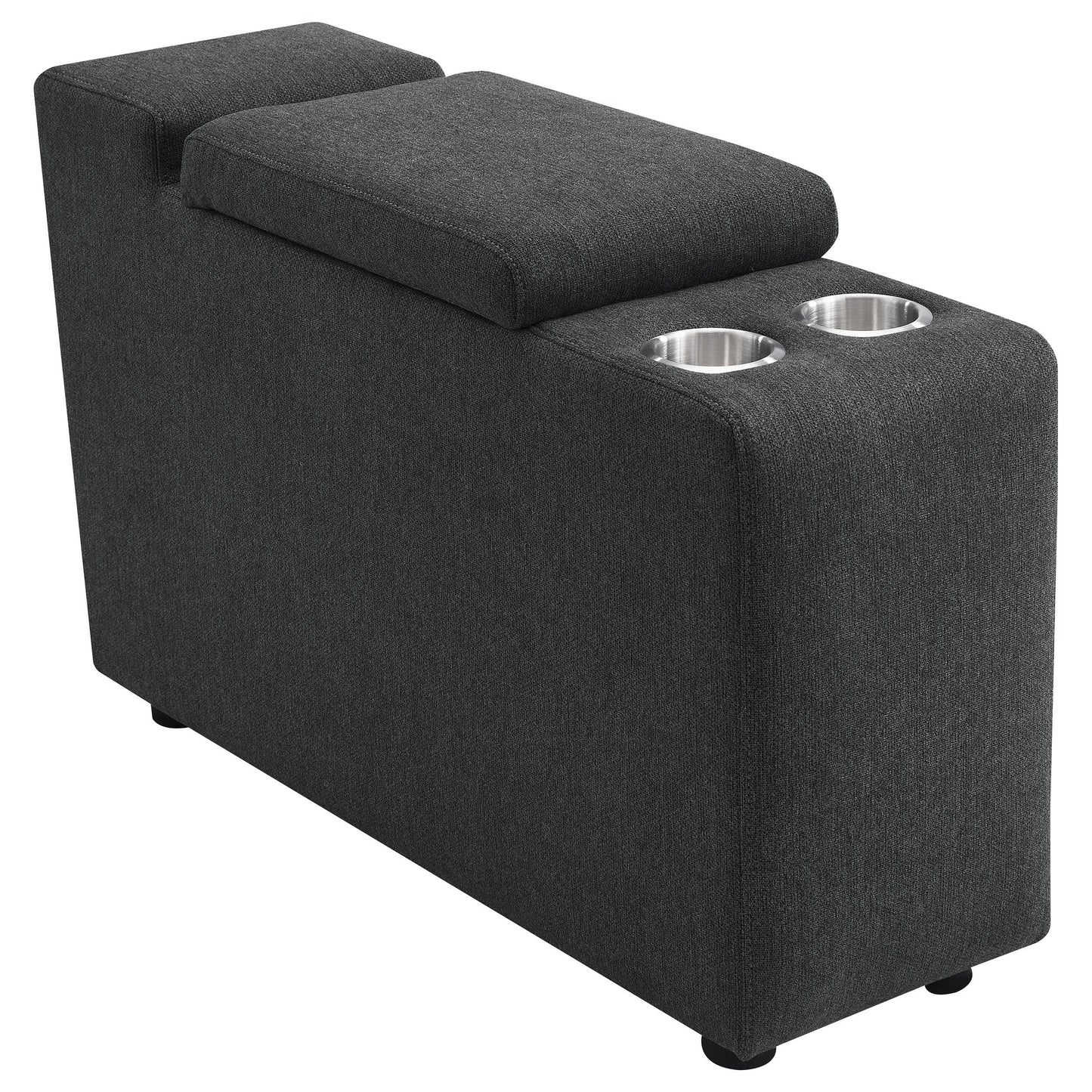  Coaster Furniture Collins 609530CON Upholstered Modular Storage Console - Dark Grey IMAGE 13