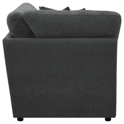  Coaster Furniture Collins 609530CRN Modular Corner Chair - Dark Grey IMAGE 8