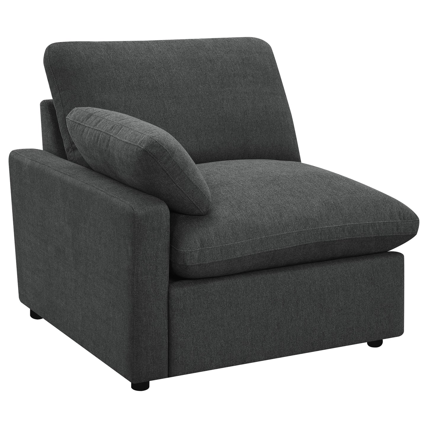  Coaster Furniture Collins 609530LRP Modular LAF Power Recliner - Dark Grey IMAGE 1