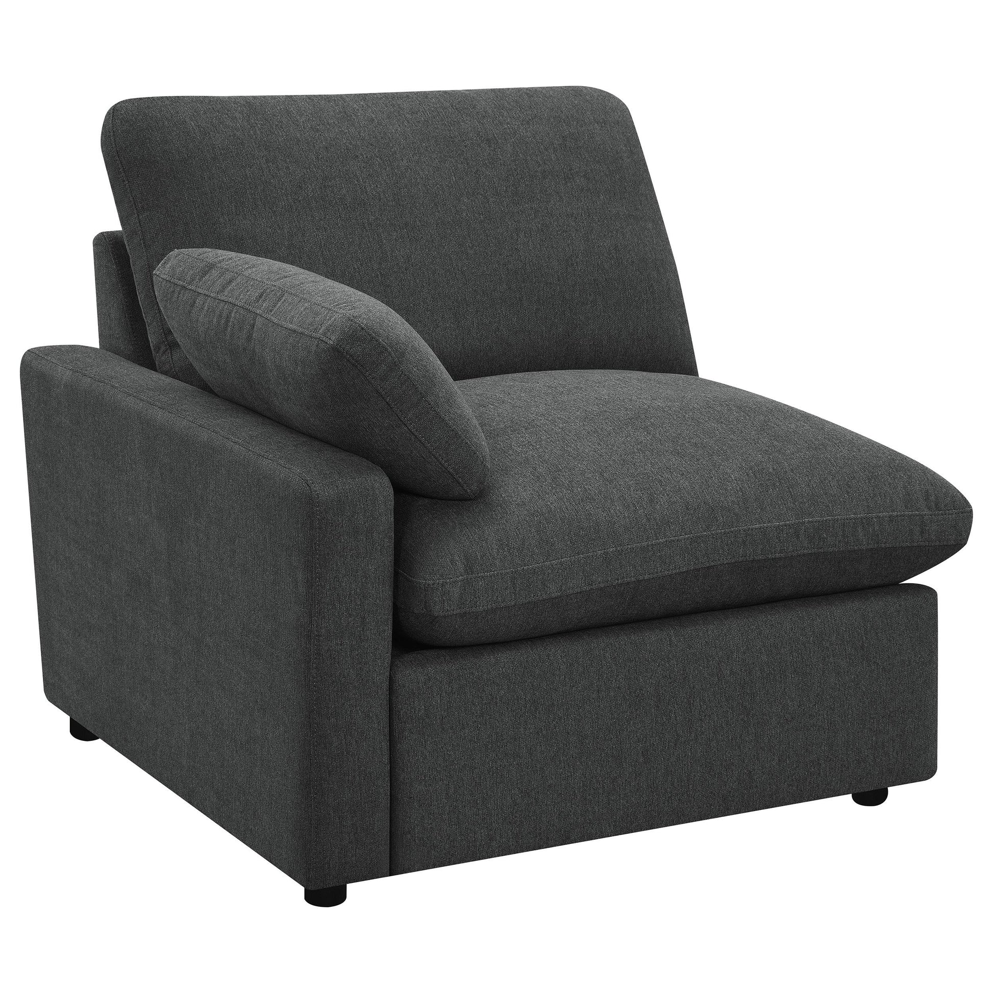  Coaster Furniture Collins 609530LRP Modular LAF Power Recliner - Dark Grey IMAGE 1