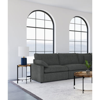  Coaster Furniture Collins 609530LRP Modular LAF Power Recliner - Dark Grey IMAGE 2