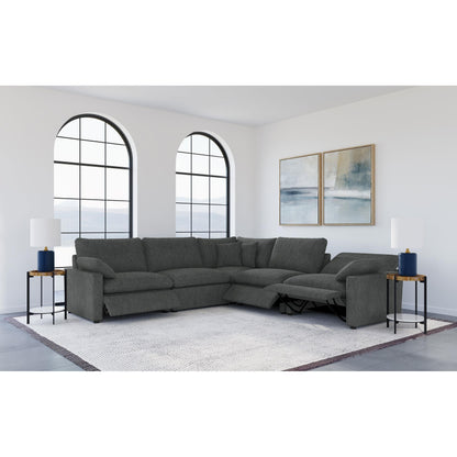  Coaster Furniture Collins 609530RRP Modular RAF Power Recliner - Dark Grey IMAGE 10