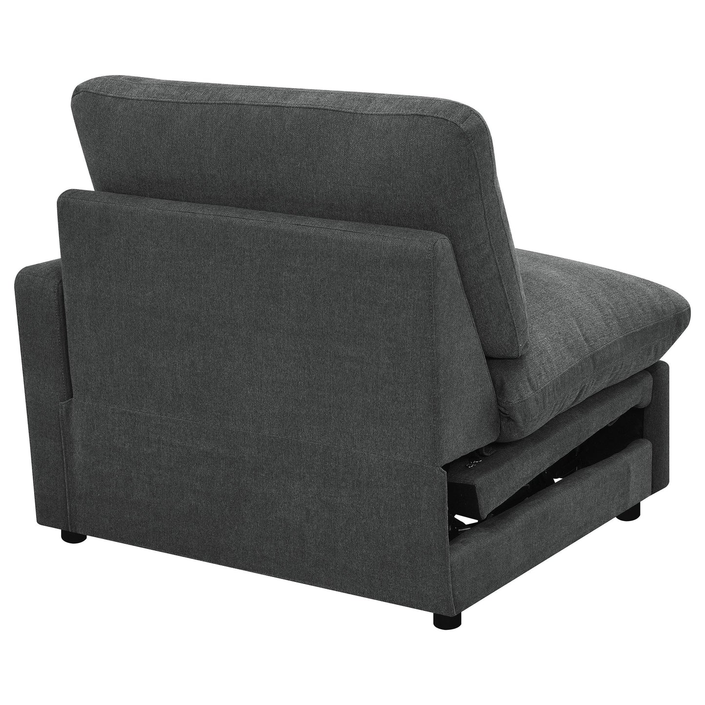  Coaster Furniture Collins 609530RRP Modular RAF Power Recliner - Dark Grey IMAGE 11