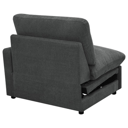  Coaster Furniture Collins 609530RRP Modular RAF Power Recliner - Dark Grey IMAGE 11
