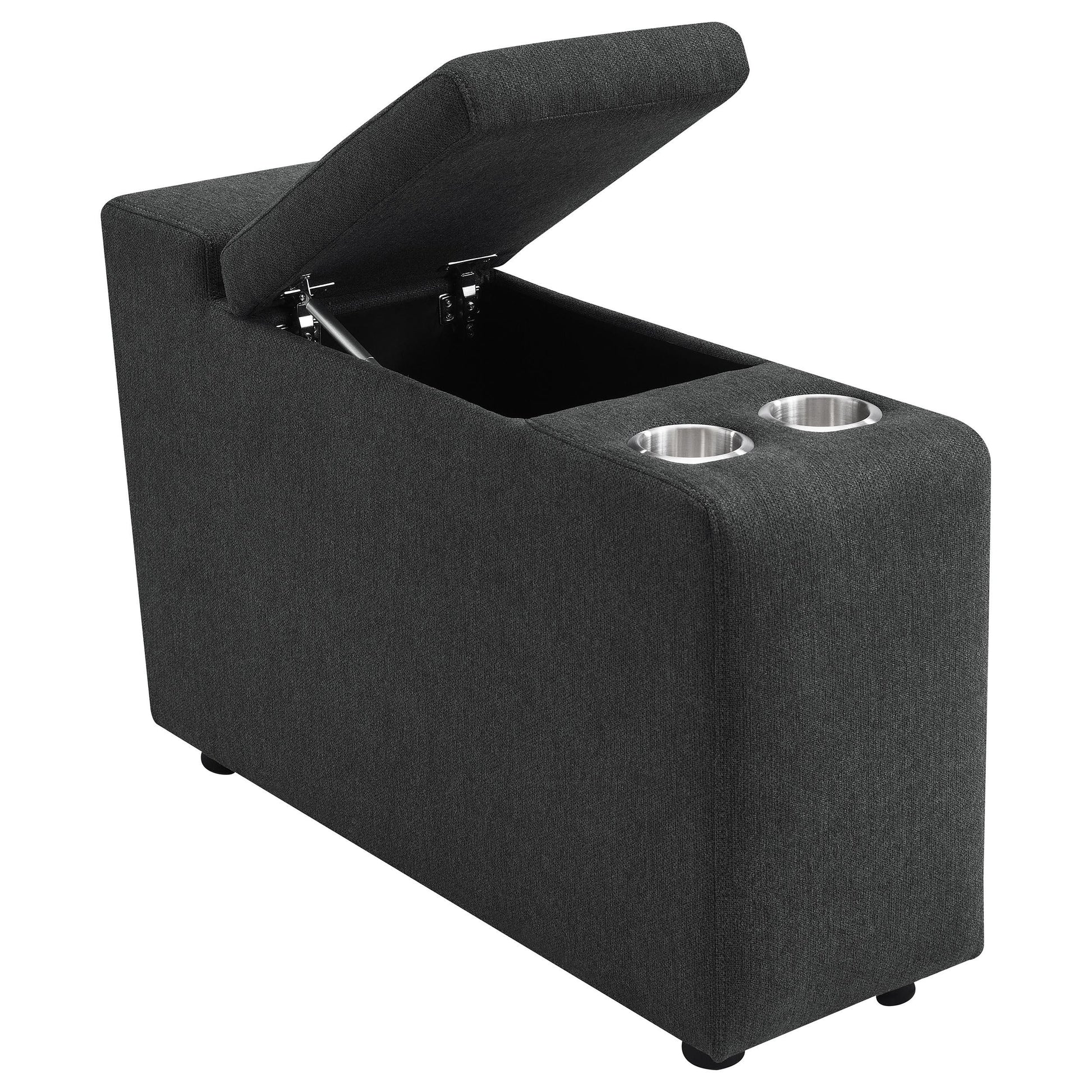  Coaster Furniture Collins 609531PT 5-Piece Power Reclining Home Theater Seating - Dark Grey IMAGE 10