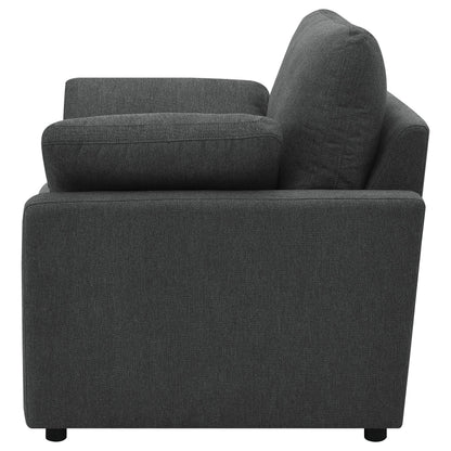  Coaster Furniture Collins 609533P Upholstered Power Recliner Chair - Dark Grey IMAGE 3