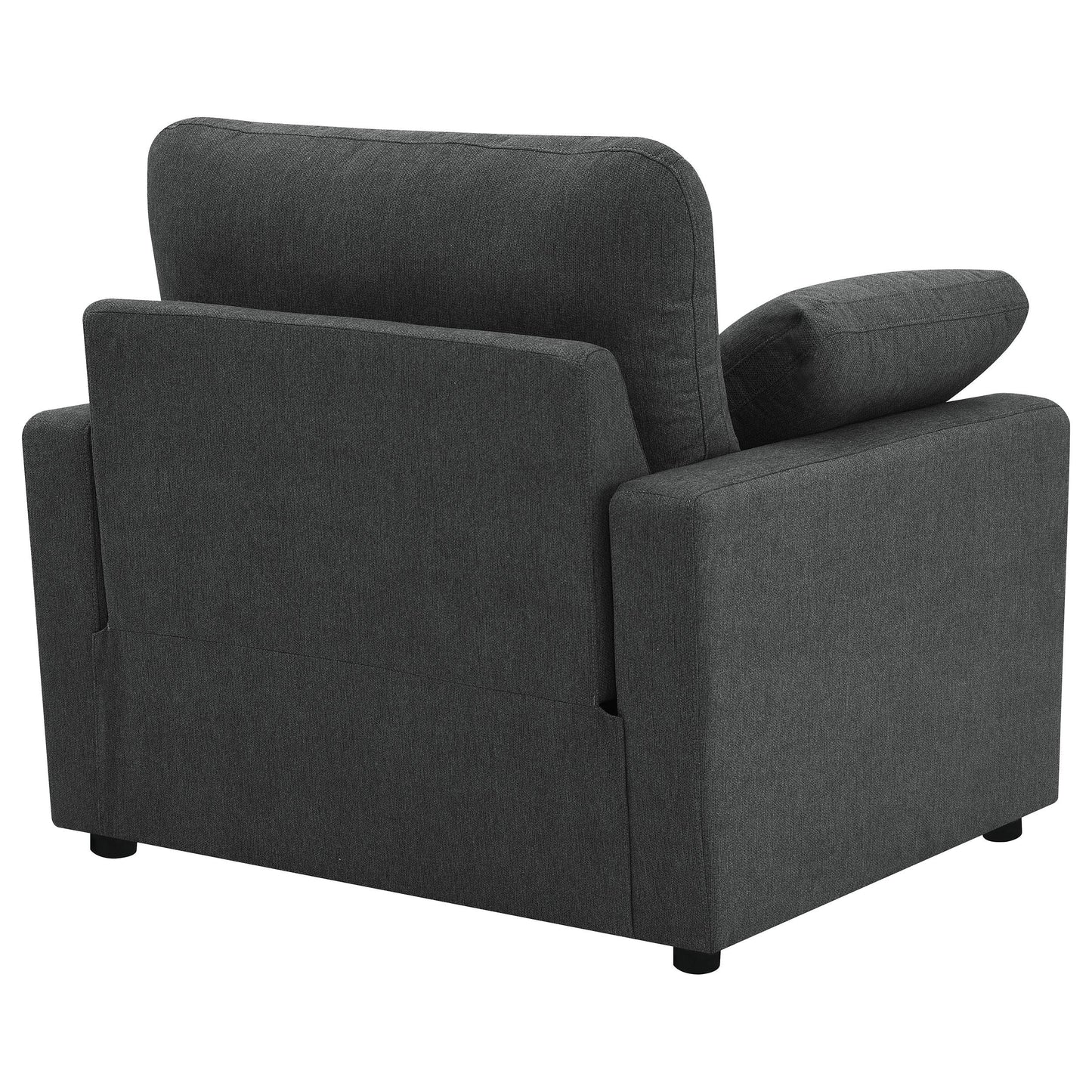  Coaster Furniture Collins 609533P Upholstered Power Recliner Chair - Dark Grey IMAGE 9