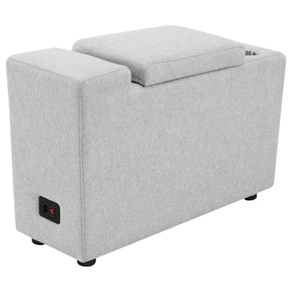  Coaster Furniture Collins 609560CON Upholstered Modular Storage Console - Grey IMAGE 12