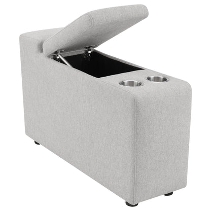  Coaster Furniture Collins 609561PT 5-Piece Power Reclining Home Theater Seating - Grey IMAGE 11