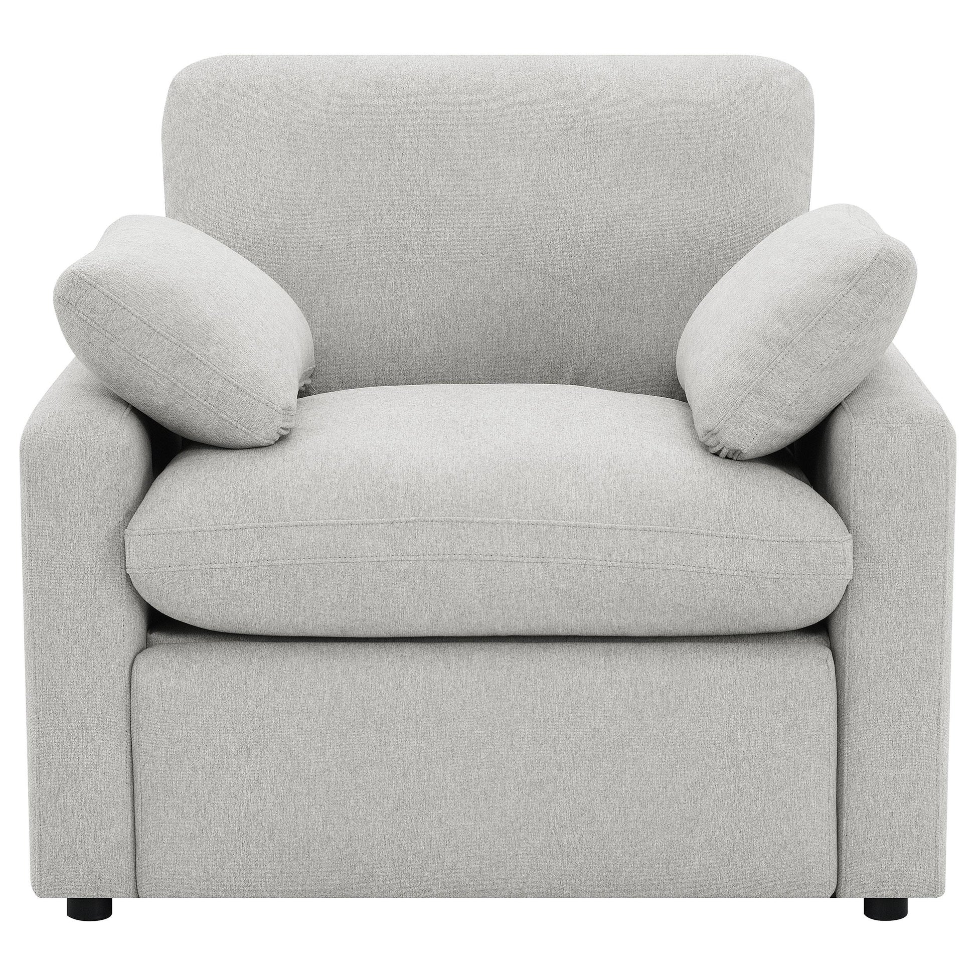  Coaster Furniture Collins 609563P Upholstered Power Recliner Chair - Grey IMAGE 13