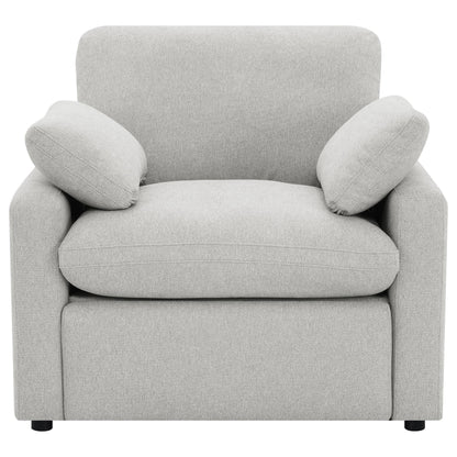  Coaster Furniture Collins 609563P Upholstered Power Recliner Chair - Grey IMAGE 13