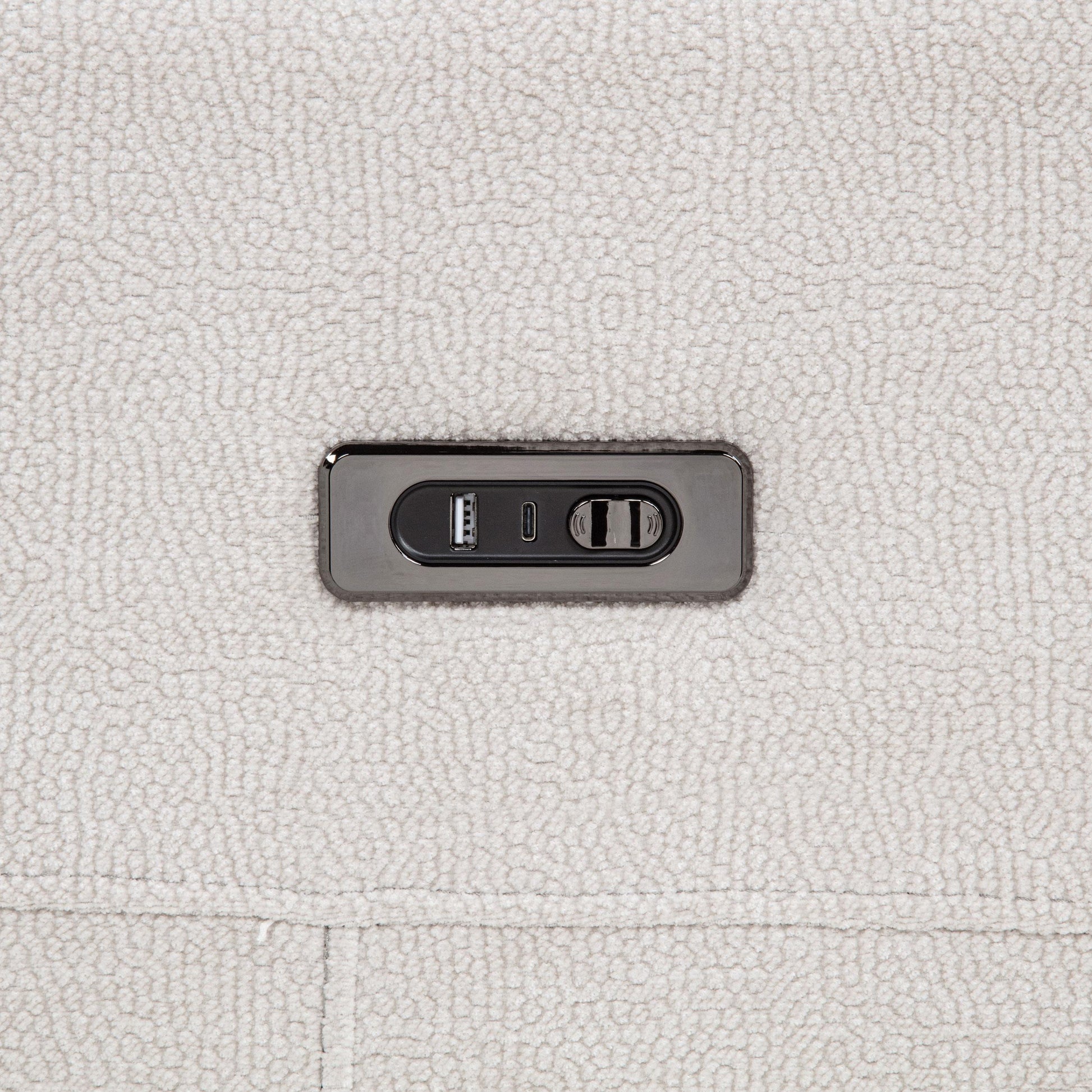  Coaster Furniture Kennett 610152P Chenille Upholstered Power Reclining Loveseat - Ivory IMAGE 12