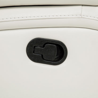 Coaster Furniture Camila 610249 Upholstered Glider Recliner Chair - White IMAGE 6