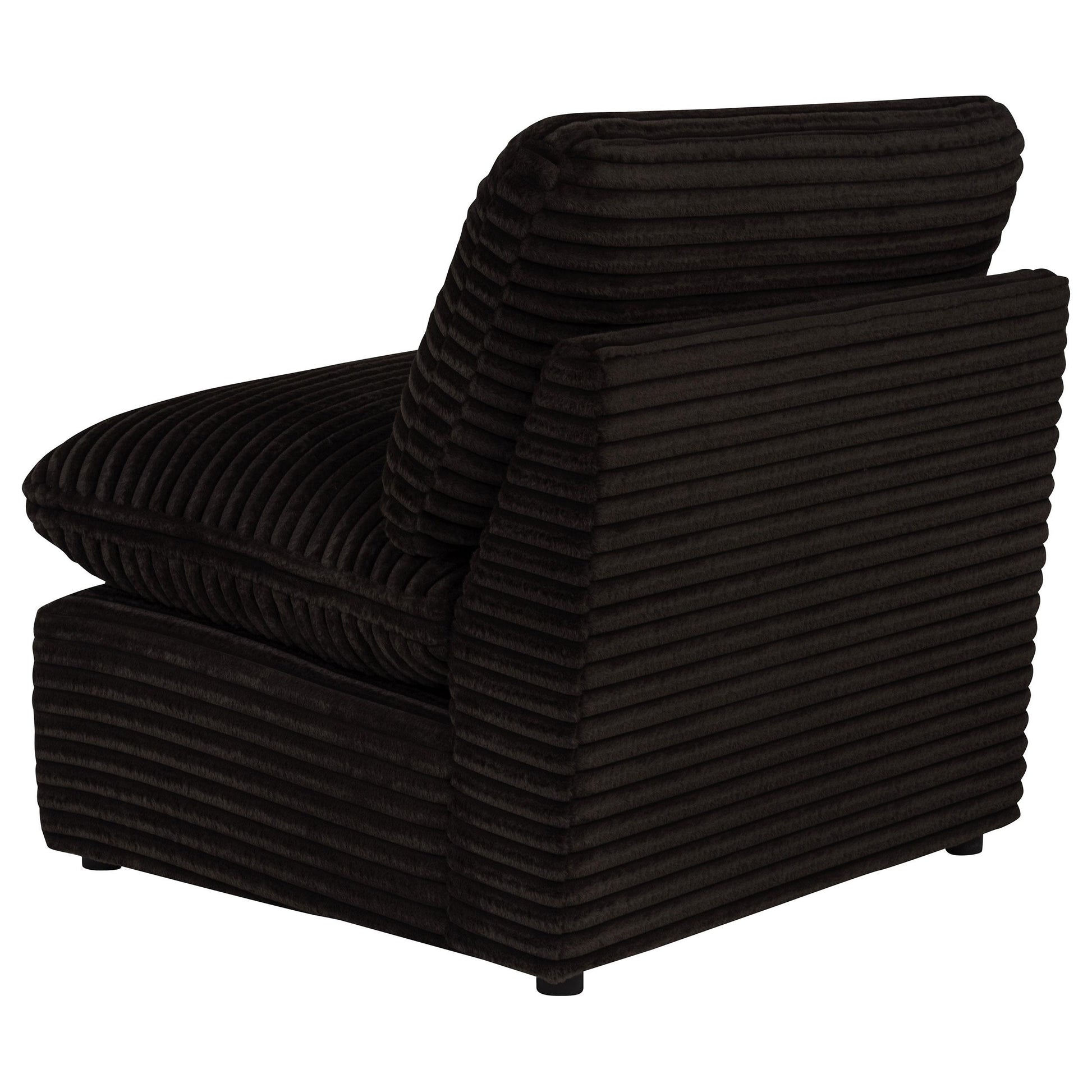  Coaster Furniture Collins 610350AC Modular Armless Chair - Chocolate Brown IMAGE 8