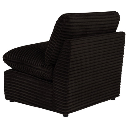 Coaster Furniture Collins 610350AC Modular Armless Chair - Chocolate Brown IMAGE 8