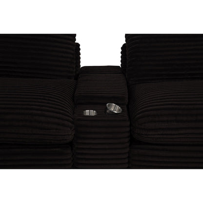  Coaster Furniture Collins 610350CON Upholstered Modular Storage Console - Chocolate Brown IMAGE 13