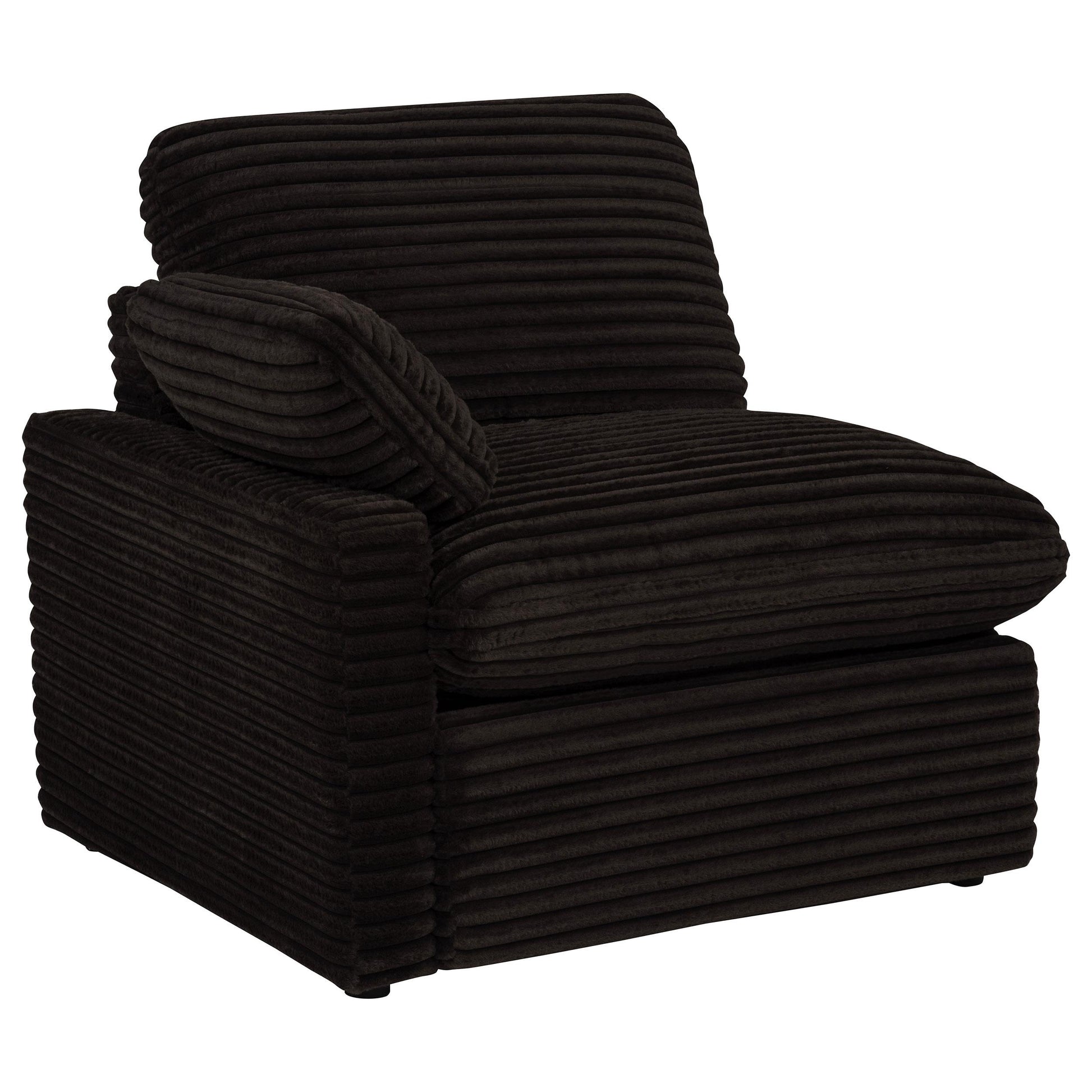  Coaster Furniture Collins 610350LRP Modular LAF Power Recliner - Chocolate Brown IMAGE 1