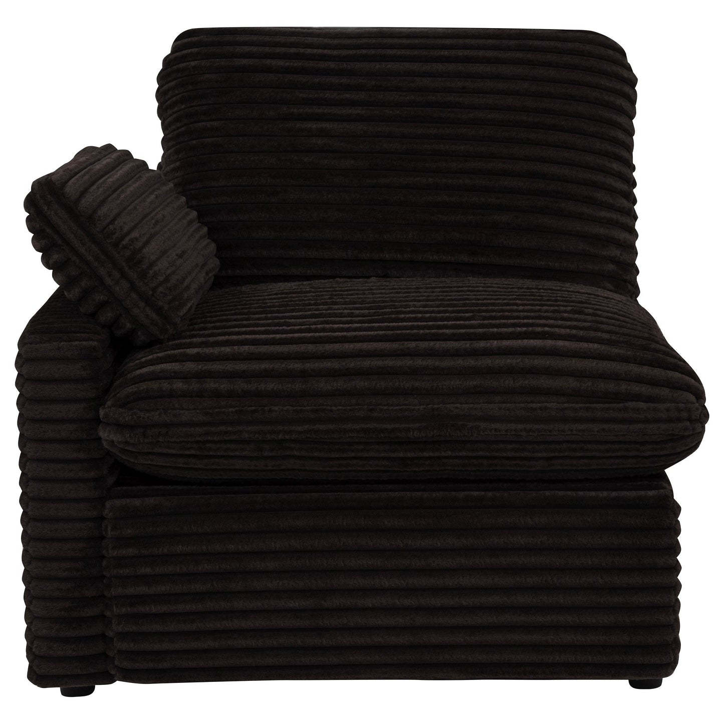  Coaster Furniture Collins 610350LRP Modular LAF Power Recliner - Chocolate Brown IMAGE 3