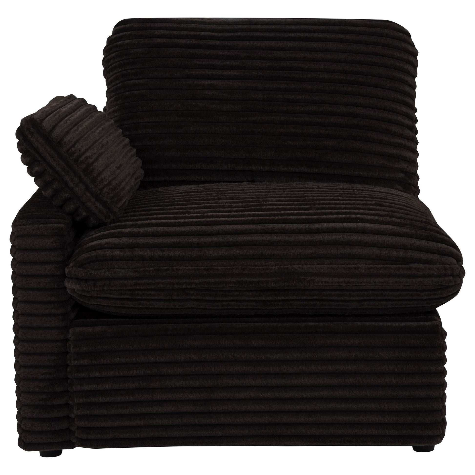  Coaster Furniture Collins 610350LRP Modular LAF Power Recliner - Chocolate Brown IMAGE 3