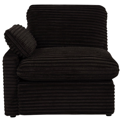  Coaster Furniture Collins 610350LRP Modular LAF Power Recliner - Chocolate Brown IMAGE 3