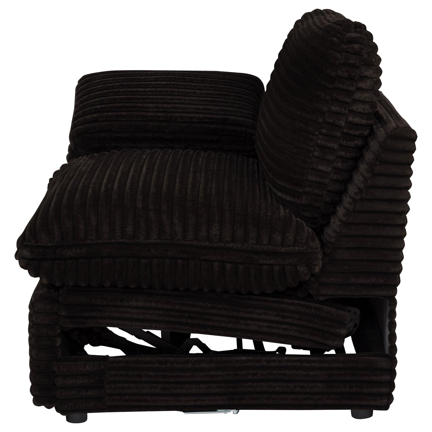  Coaster Furniture Collins 610350LRP Modular LAF Power Recliner - Chocolate Brown IMAGE 8