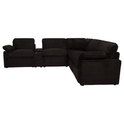  Coaster Furniture Collins 610350P-SET 6-piece Modular Power Reclining Sectional - Chocolate Brown IMAGE 11