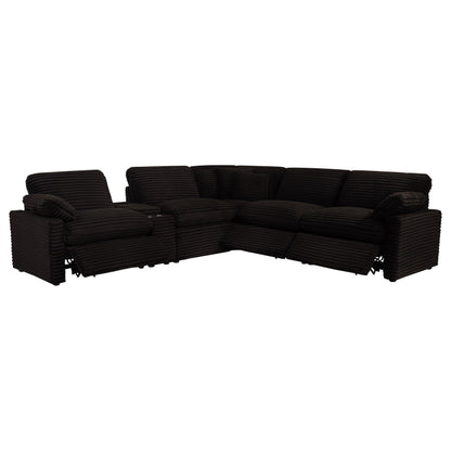  Coaster Furniture Collins 610350P-SET 6-piece Modular Power Reclining Sectional - Chocolate Brown IMAGE 8