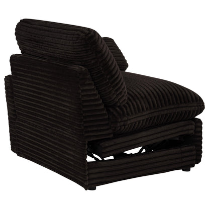  Coaster Furniture Collins 610350RRP Modular RAF Power Recliner - Chocolate Brown IMAGE 3