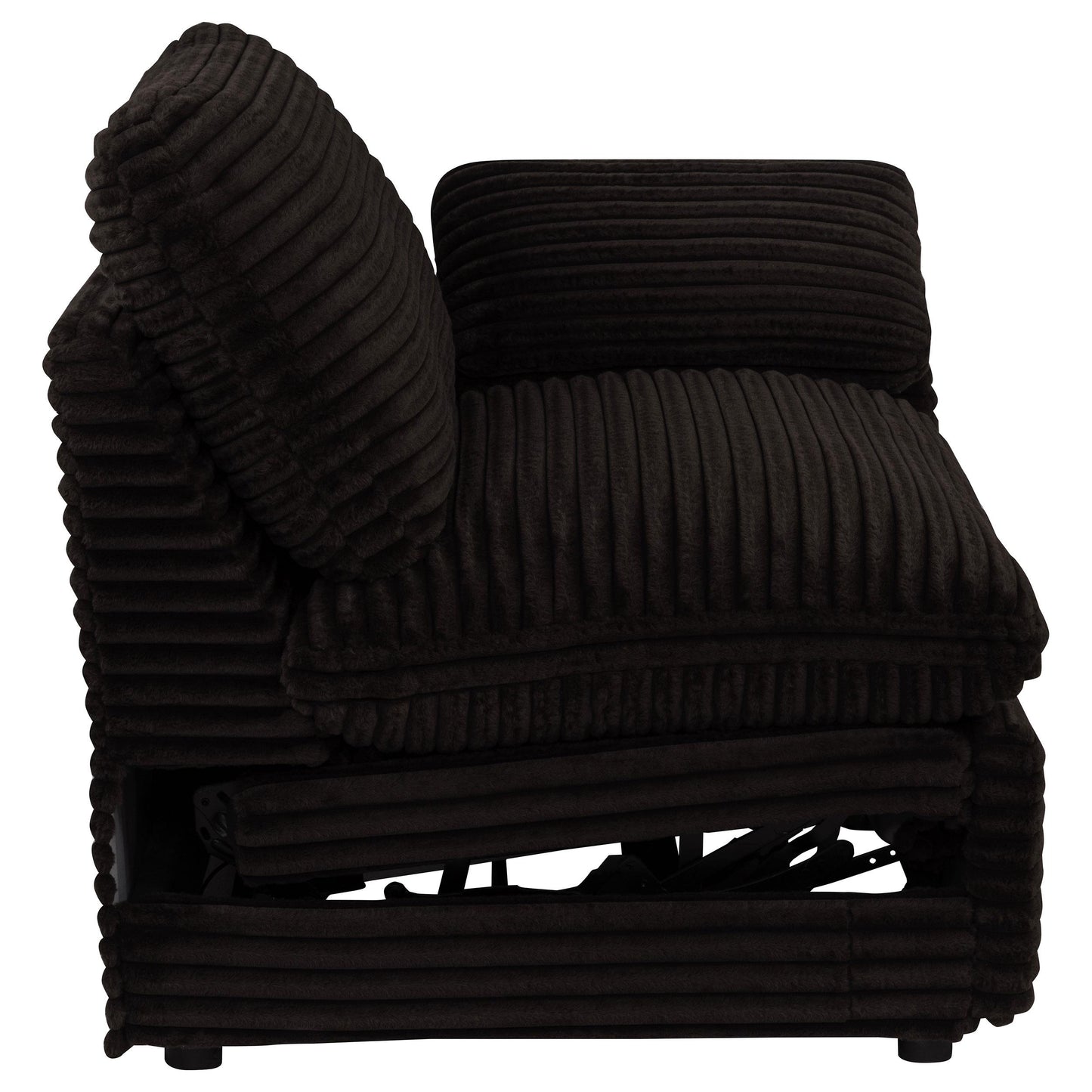  Coaster Furniture Collins 610350RRP Modular RAF Power Recliner - Chocolate Brown IMAGE 5