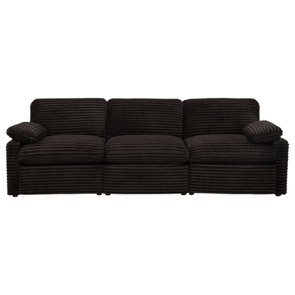  Coaster Furniture Collins 610351P Modular Power Sofa - Chocolate Brown IMAGE 10
