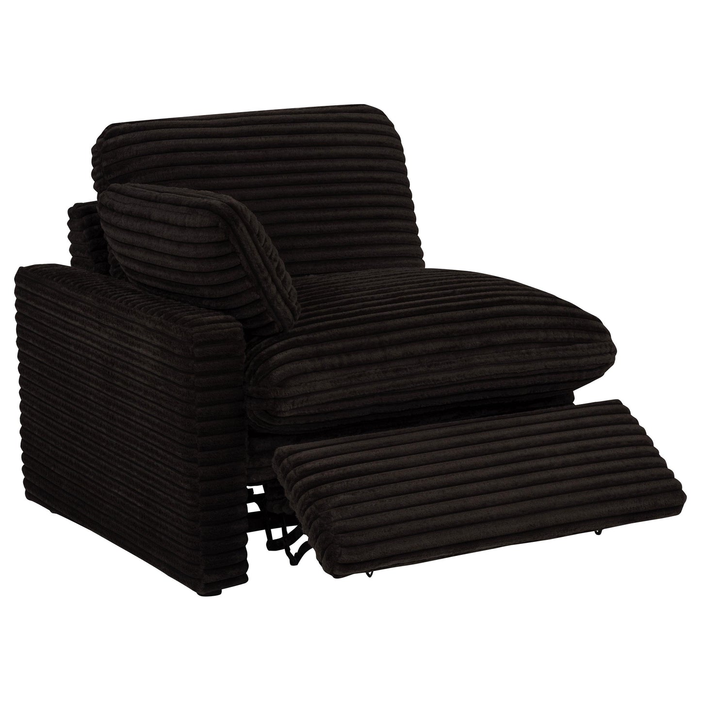  Coaster Furniture Collins 610351PT 5-Piece Power Reclining Home Theater Seating - Chocolate Brown IMAGE 3