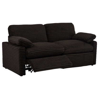  Coaster Furniture Collins 610352P Modular Power Loveseat - Chocolate Brown IMAGE 10
