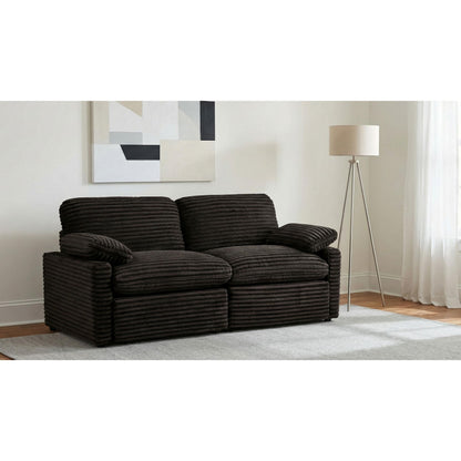  Coaster Furniture Collins 610352P Modular Power Loveseat - Chocolate Brown IMAGE 4