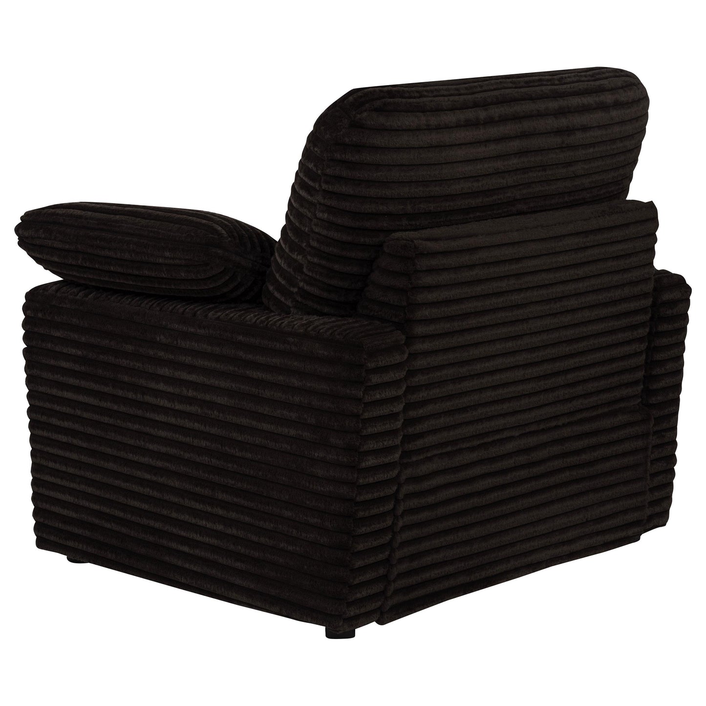  Coaster Furniture Collins 610353P Upholstered Power Recliner Chair - Chocolate Brown IMAGE 12